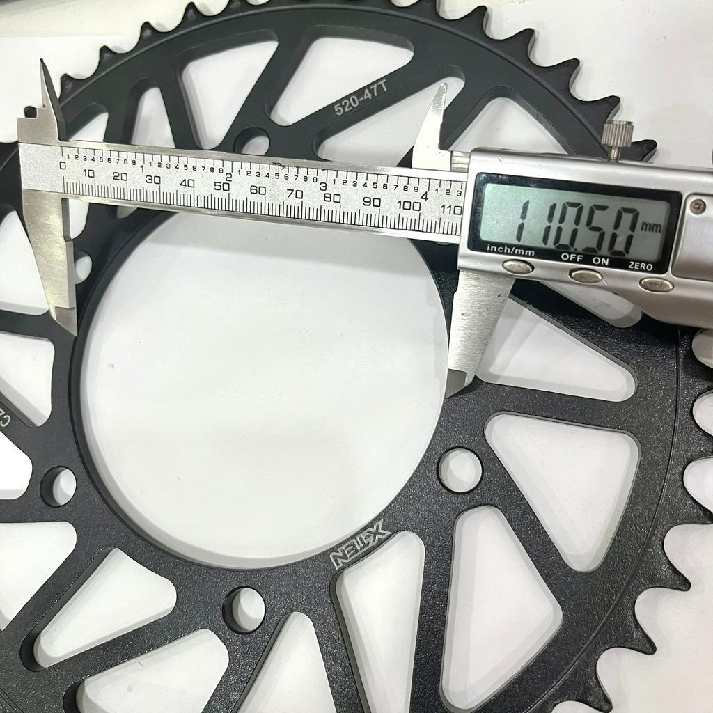 Dĩa tải Xten dùng cho R3 / MT03 Z300 / Ninja 300 R6 Thép cứng sơn tĩnh điện cao cấp 47T