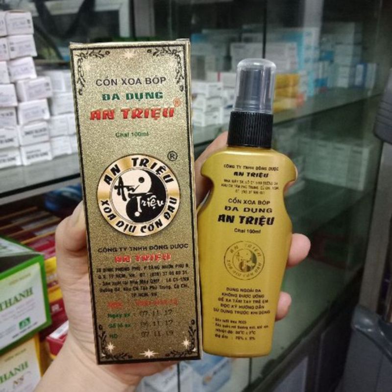 Cồn xoa bóp đa dụng An Triệu 60ml - 100ml
