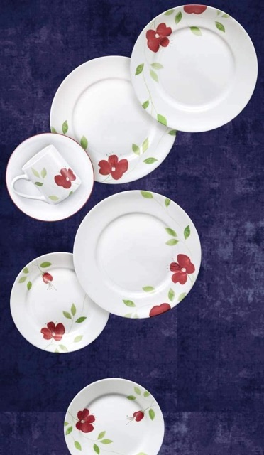 Dĩa thuỷ tinh Mỹ Garden Paradise Corelle 7710 -27cm