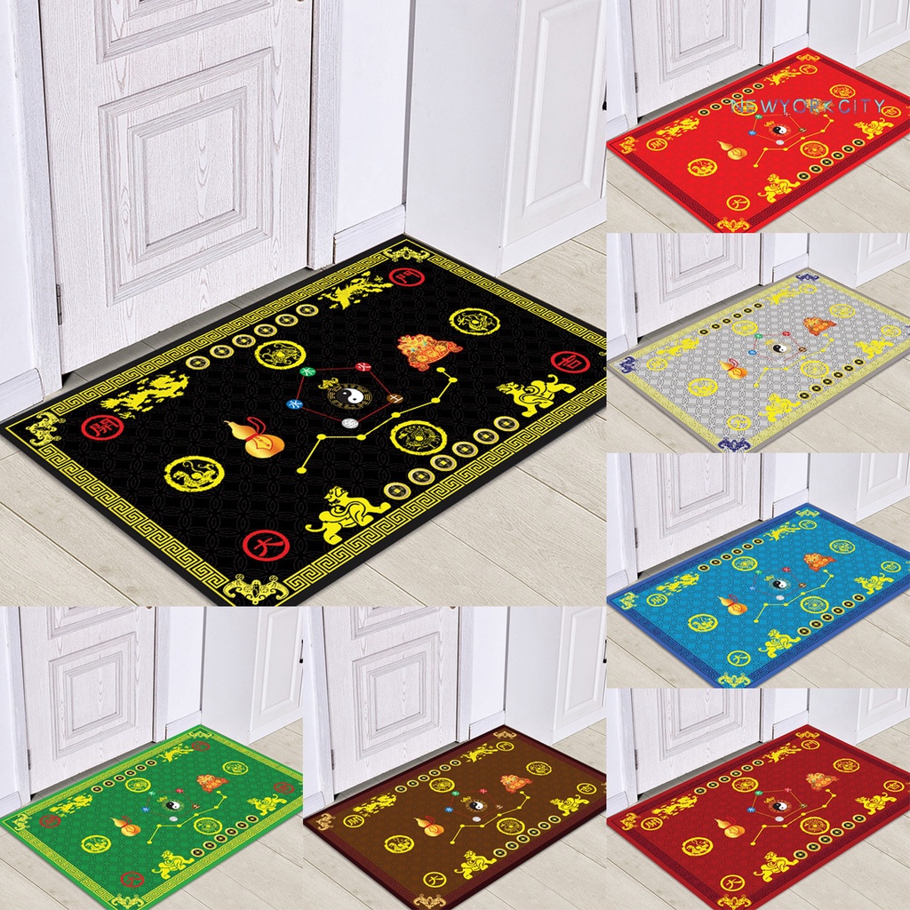 Thảm Chùi Chân Chống Trượt Phong Thủy Truyền Thống