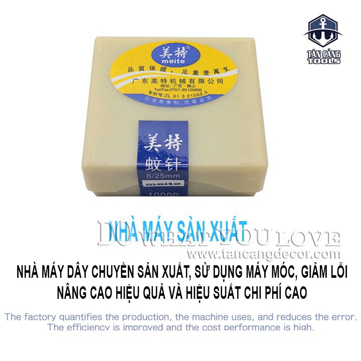 Đinh Chỉ - Đinh Đồng MEITE 0.6 mm Dài 10 mm - 12 mm - 20 mm - 25 mm - 30 mm