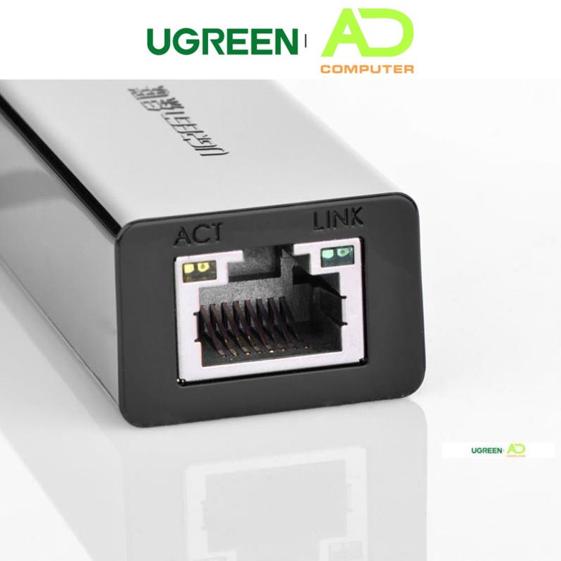 Dây UGREEN USB 2.0 sang 10/100mbps Lan chip AXIS88772 CR110 - Hàng phân phối chính hãng - Bảo hành 18 tháng