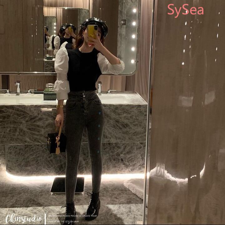 Đầm/áo dài tay phong cách retro thời trang mùa thu nữ tính thanh lịch