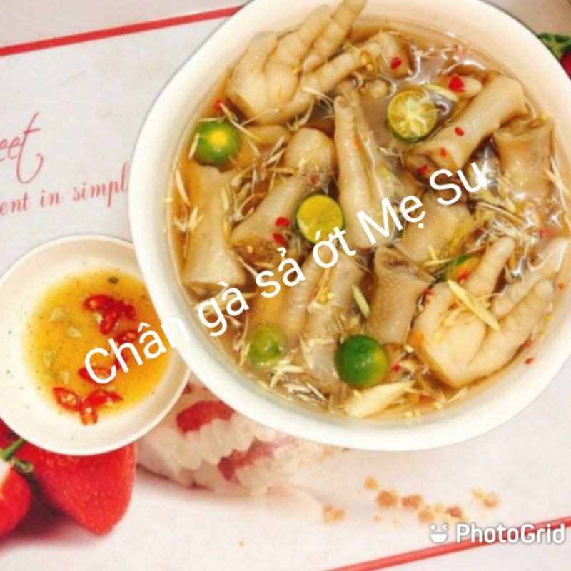 [HÀ NỘI] Chân Gà Sả Ớt Mẹ Su + Chấm Thần Thánh