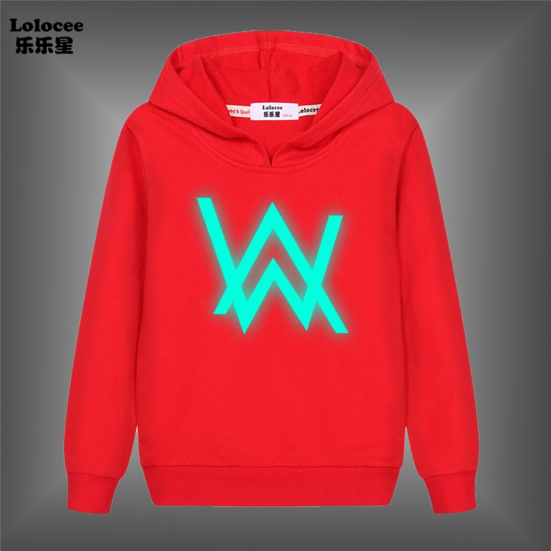 Áo hoodie in chữ Teens Alan Walker cá tính cho bé trai từ 4-14 tuổi