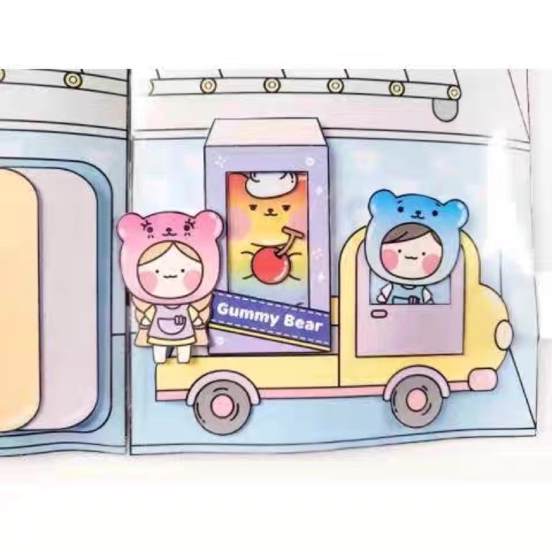 Nhà máy gummy bear của búp bê giấy