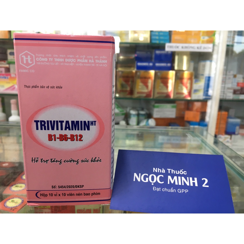 ✅ [Chính Hãng] Trivitamin HT B1-B6-B12 hỗ trợ tăng cường sức khoẻ