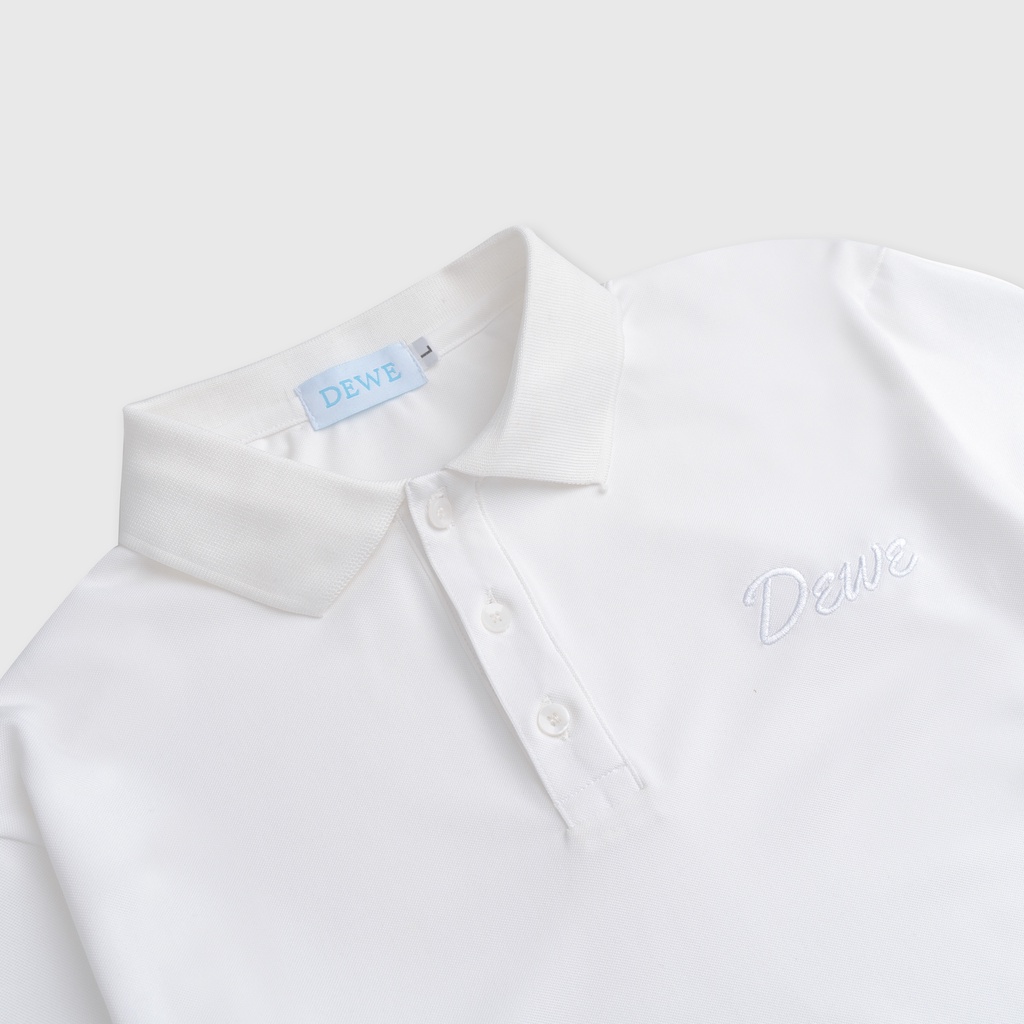 Áo Polo Nam cổ bẻ DEWE basic cộc tay vải cá sấu cotton phong cách trẻ trung chuẩn form nhiều màu