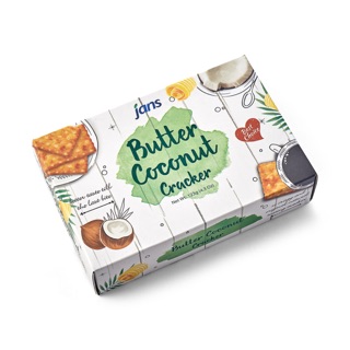 BÁNH DỪA JANS BUTTER COCONUT CRACKER 123G