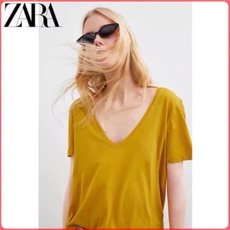 bán sỉ áo thun giấy cổ tim zara sll Hàng cao cấp