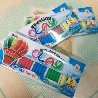 Combo 5 hộp đất sét-đất nặn thủ công Modeling Clay