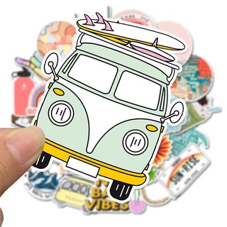 Set 35 miếng dán sticker Hey Summer