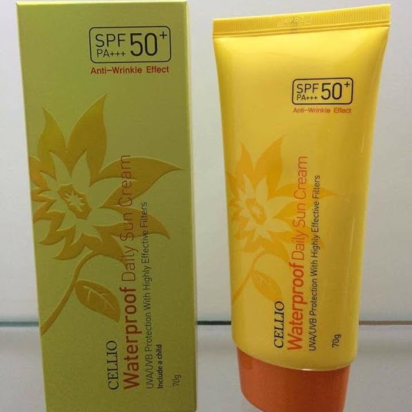 KEM CHỐNG NẮNG CELLIO COLLAGEN WHITENING SUN CREAM SPF 50