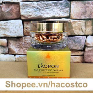 Viên bôi serum cô đặc hỗ trợ dưỡng trắng da eaoron sfw brightening capsules 108 viên của úc