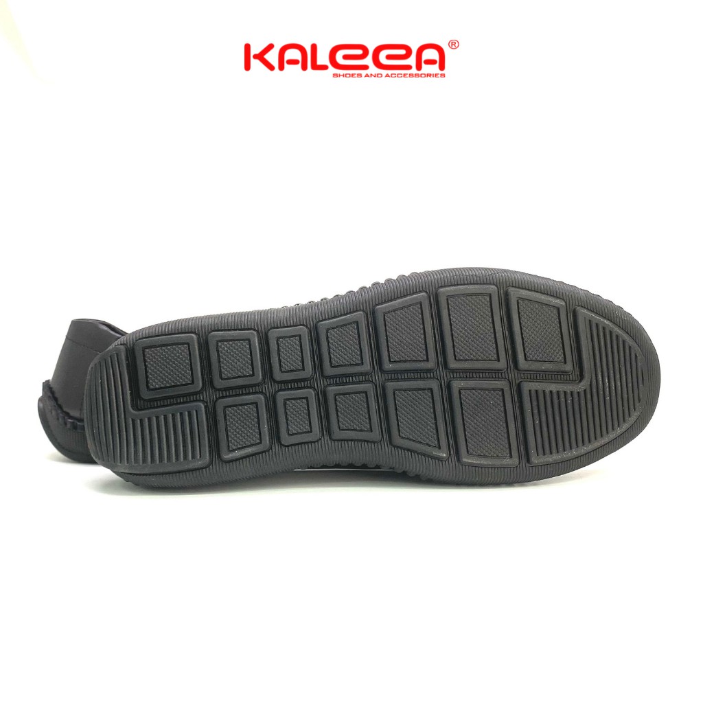 Giày Da Bò Nam KALEEA IS61 - Thiết Kế Đế Cao Su Đế Âm Khâu Chắc Chắn Dày 3 cm