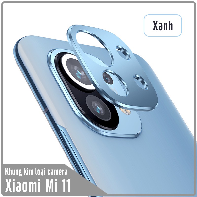 Khung kim loại bảo vệ camera cho XIaomi Mi 11