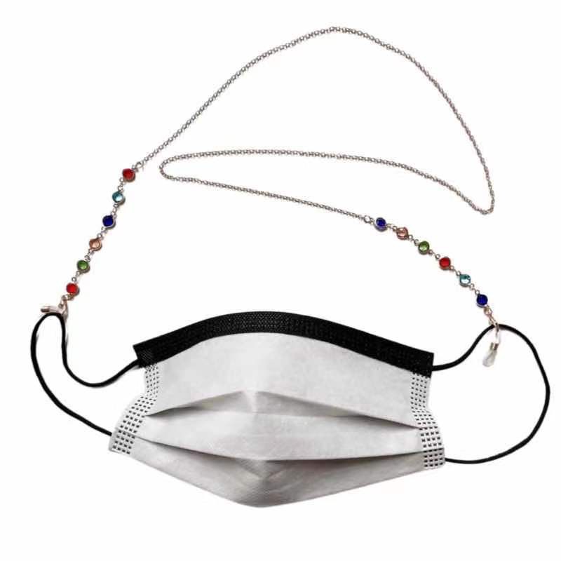 Dây Đeo Mặt Nạ Mắt Kính Bằng Hợp Kim Phong Cách Âu Mỹ Đơn Giản