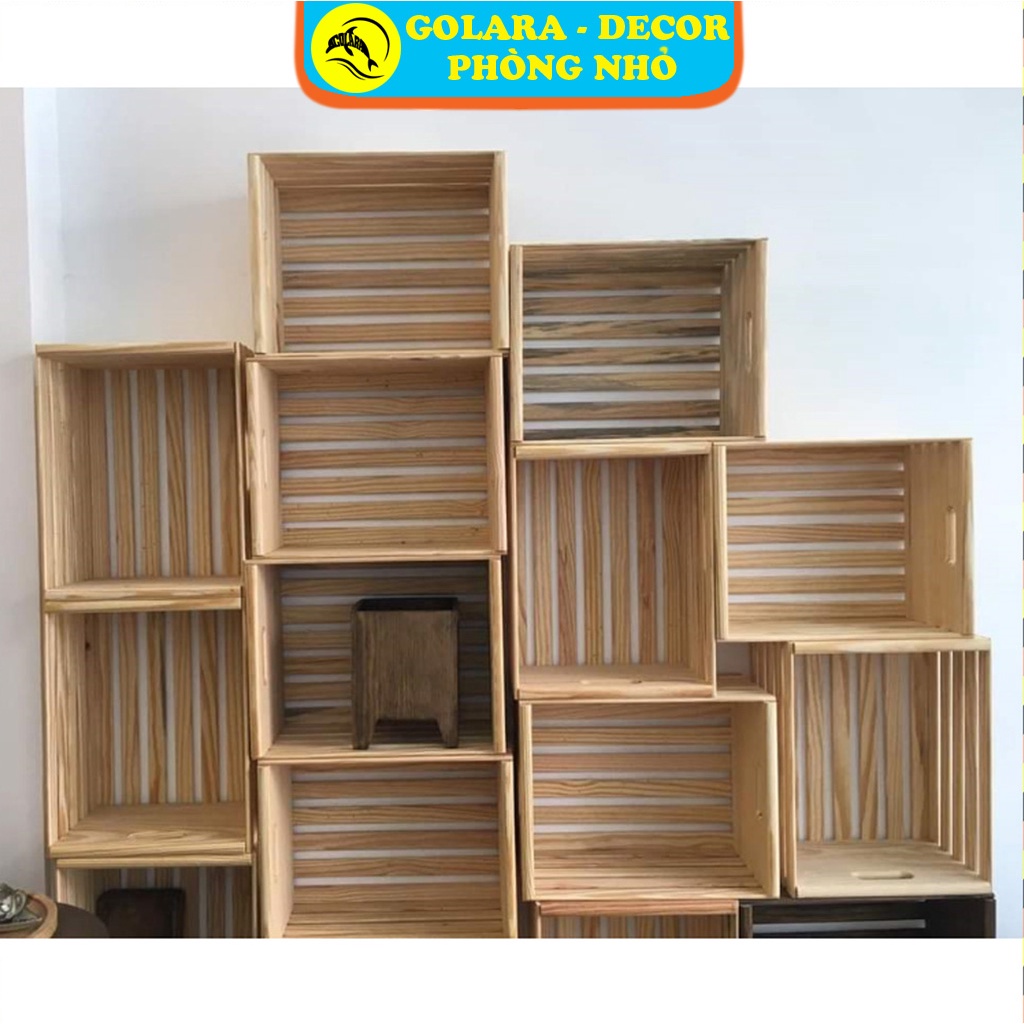Thùng Gỗ Pallet - Kệ Gỗ Pallet Giá rẻ - Pallet Craft - Đa dạng kích thước