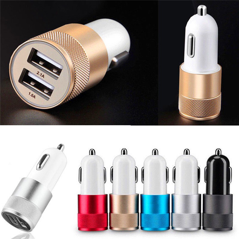 Cóc sạc mini 2 cổng USB tiện dụng cho oto