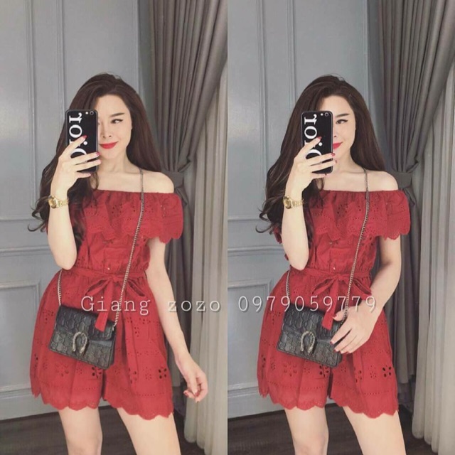 Mẫu này kết ngay tư cái nhìn đầu tiên nạ Jum thô kèm belt xinh lung linh 2 màu đỏ và trắng Mặc lên như thần tiên tỷ