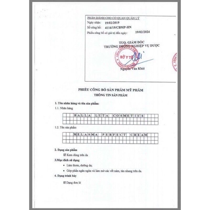 Kem Face Nâng Cơ Balla Luta 30g