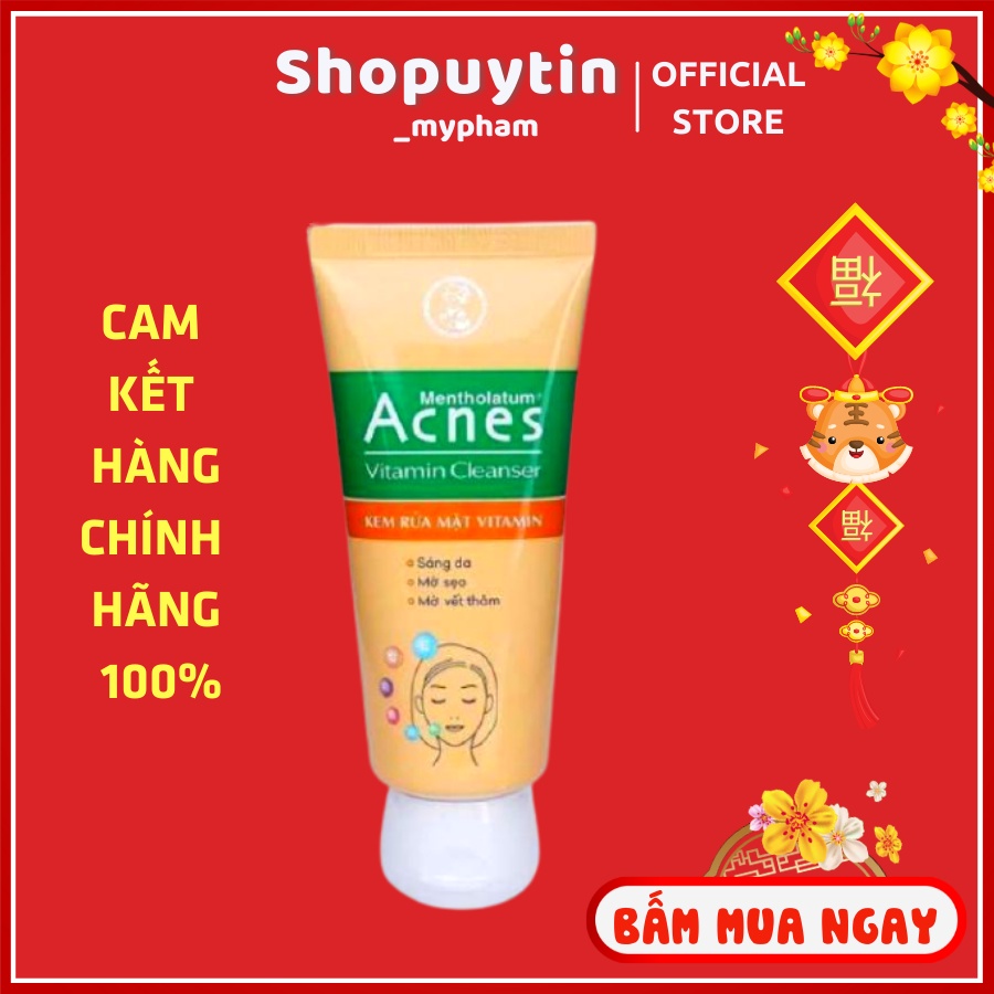 Sữa rửa mặt Acnes Vitamin Cleanser