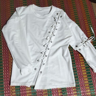 Áo Sweater áo nỉ thu đông đan dây style cá tính