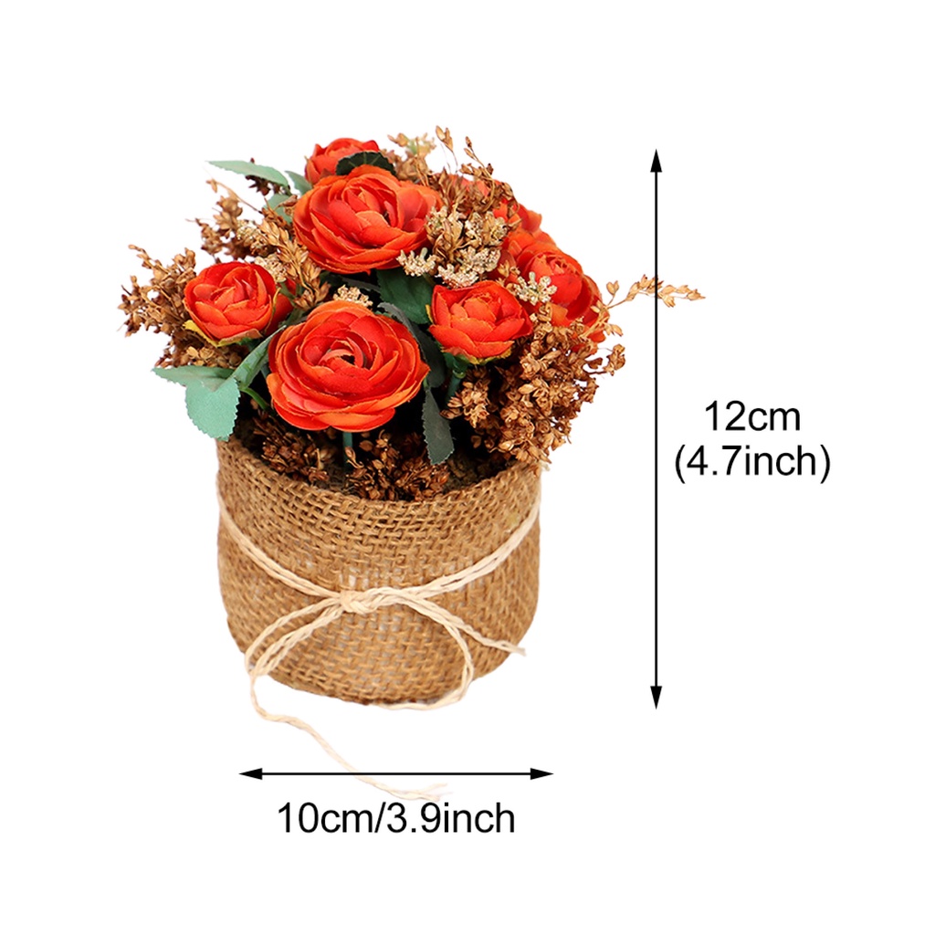 Tặng Phòng Ngủ, Trang Trí Nhà Cửa Để Bàn Tiệc Cưới Văn Phòng, Hoa Nhân Tạo Phòng Khách Quyến Rũ Như Thật-198-123BOXVN
