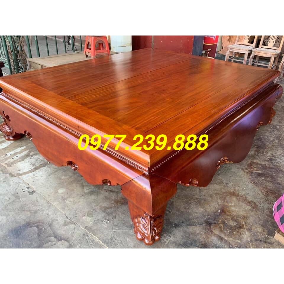 sập trơn gỗ hương