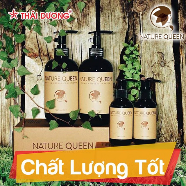 [480ml] Combo Dầu gội và xả Nature Queen