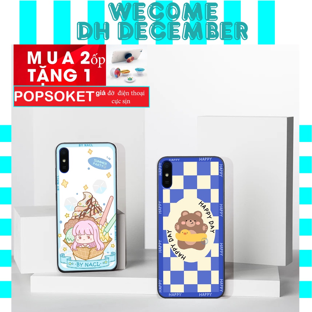 Ốp lưng Xiaomi REDMI 9A  in hình 3D gấu mới nhất - sang - chảnh - ĐẸP- BỀN