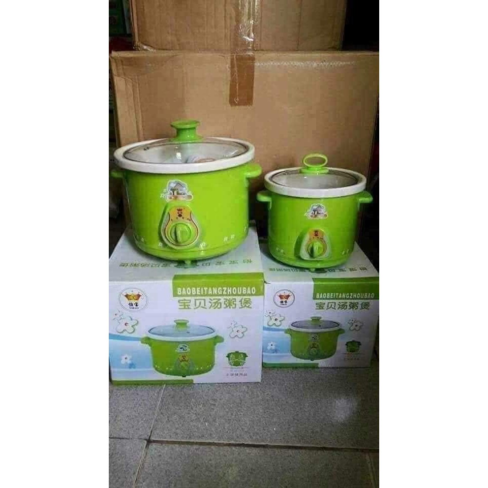 Nồi kho cá, hầm cháo chậm loại 1.5 lít và 2.5 lít hàng nhập khẩu cao cấp