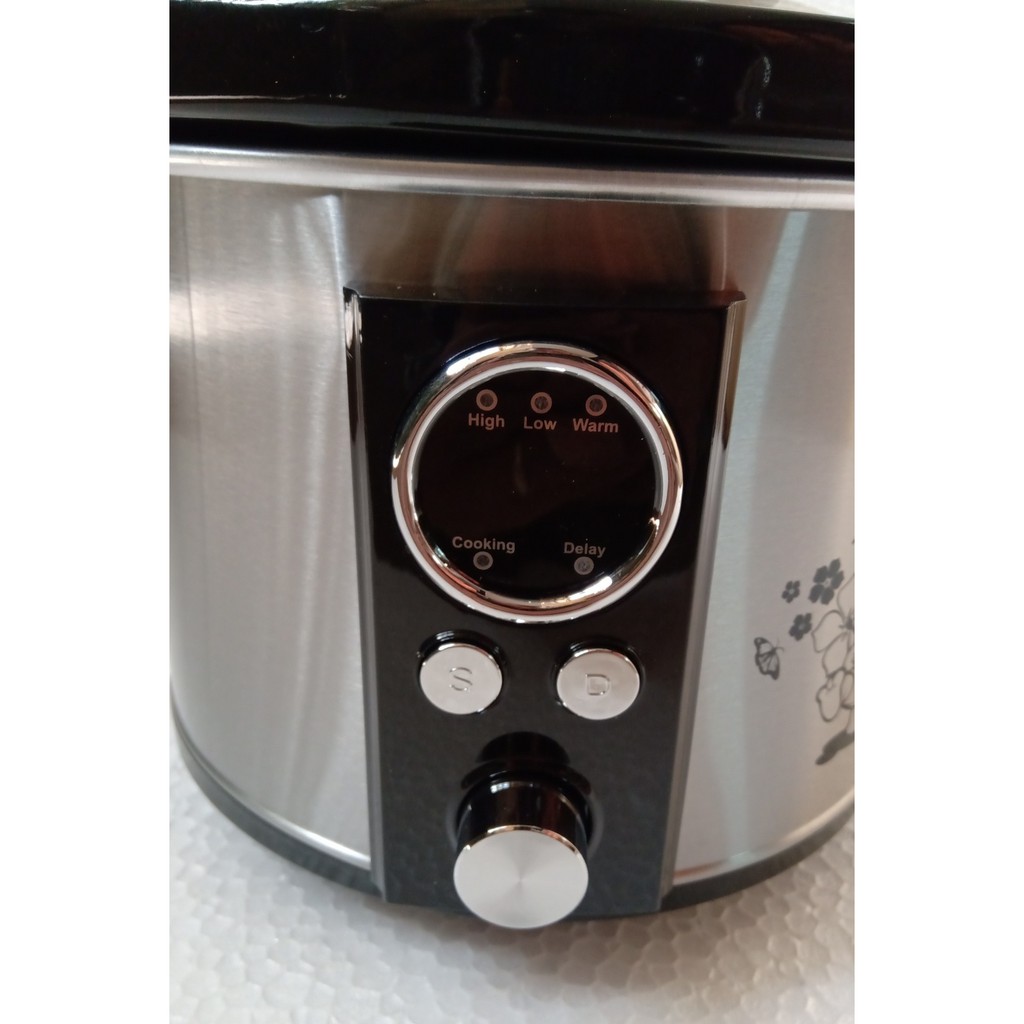 Nồi hầm chậm nấu cháo điện tử tự động cho bé 2.5L Bbcooker DS25