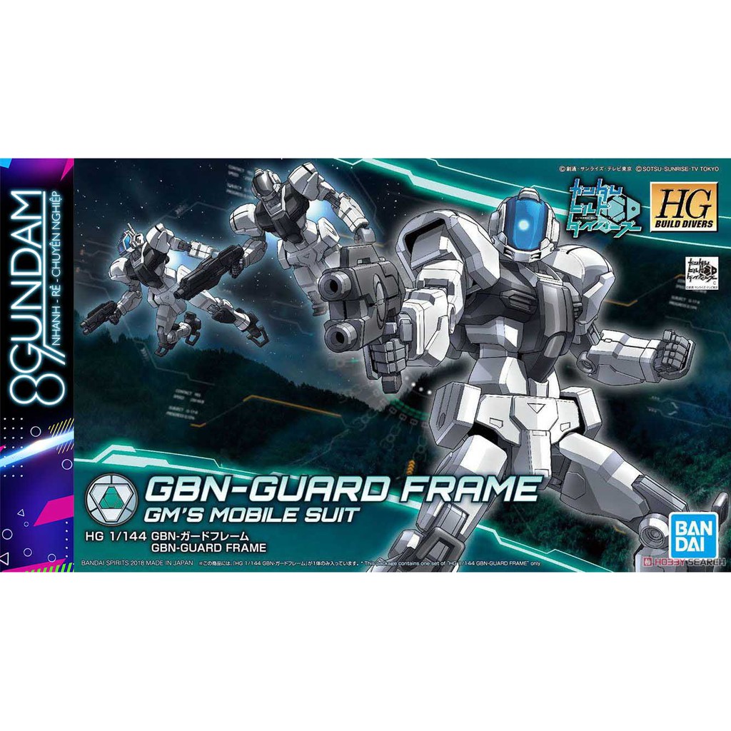 Mô Hình Lắp Ráp Gundam HG BD GBN-Guard Frame