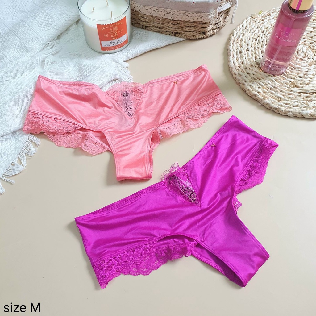SIZE M 97-105CM ( Spanty Cao Cấp Nửa Mông ) Quần lót Victoria's Secret chính hãng , săn sale giá rẻ