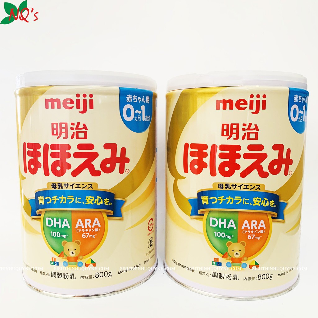 [MẪU MỚI] Sữa Bột Meiji Nhật 0-1 (800g)