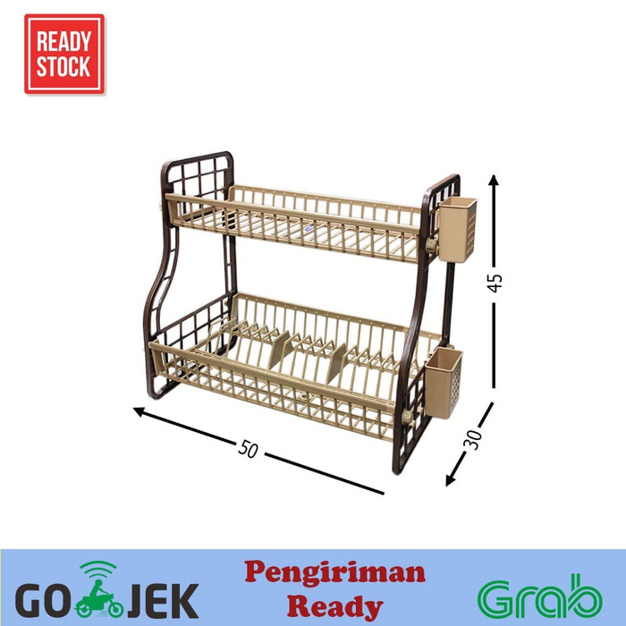 Giá Nhựa 2 Tầng Đựng Đĩa May Mắn Tiện Dụng | BigBuy360 - bigbuy360.vn