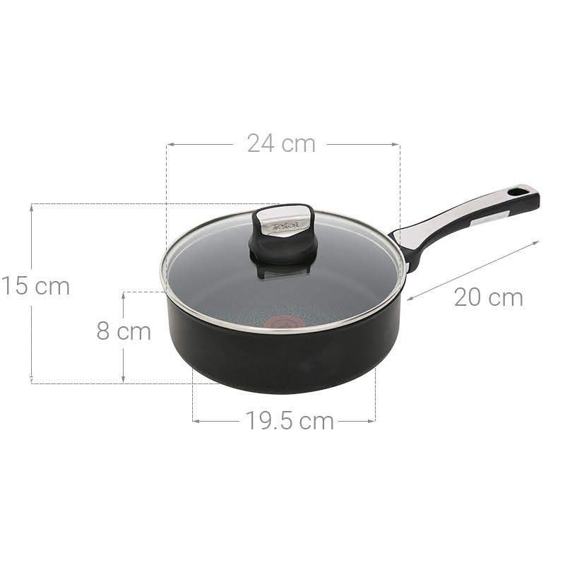 Quánh/ Nồi cán dài Tefal Expertise 24cm