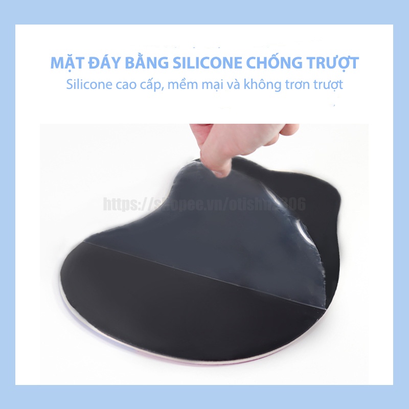 Miếng Lót Chuột Hoạt Hình 3D Cute Có Đệm Tay Silicon, Tấm Lót Chuột, Bàn Di Chuột Dễ Thương Giá Rẻ - Otis Shop