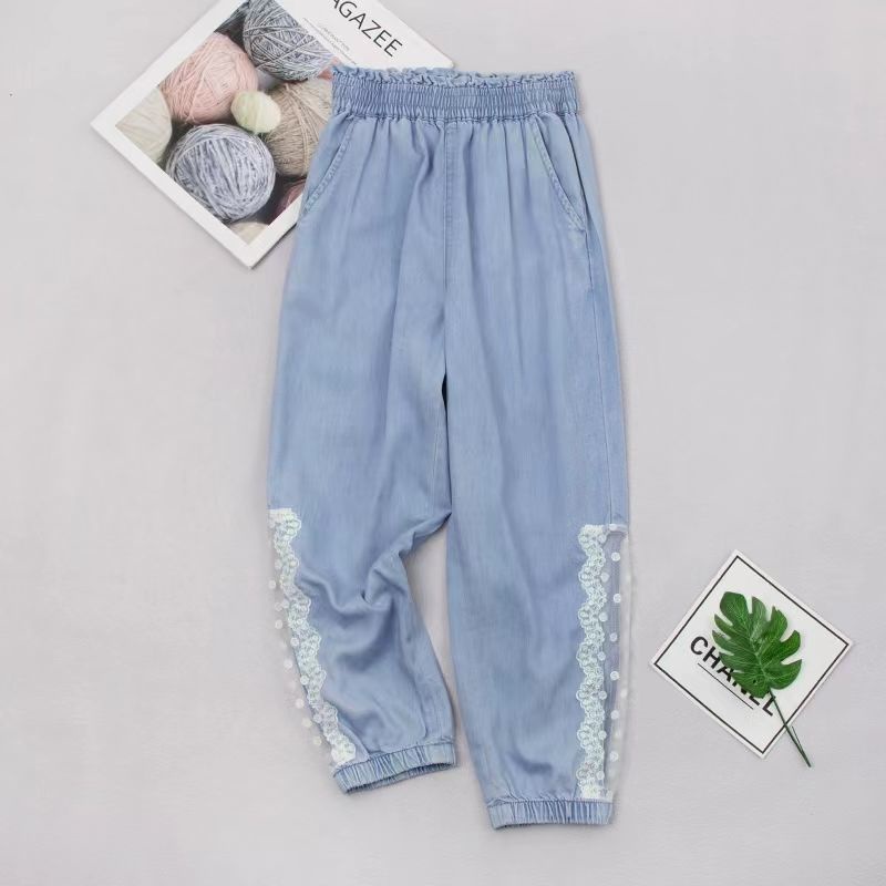 Quần Dài Denim Tencel Siêu Mỏng Chống Nắng Thoáng Khí Phong Cách Mới