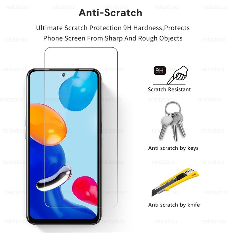 Set 2 Kính Cường Lực Toàn Màn Hình Cho Redmy Note11 Redmi Note 11 Redme Not 11s Và Phụ Kiện 2201117Màng Bảo Vệ TG 6.43 "