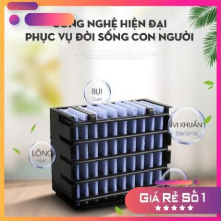 Quạt Điều Hòa Mini - Máy Điều Hòa Phun Sương Tạo Độ Ẩm - Siêu Mát Hít Hót Cho Mùa Hè 2021 - Hàng chính Hãng