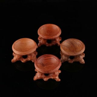 Đế gỗ để  quả cầu phong thủy
