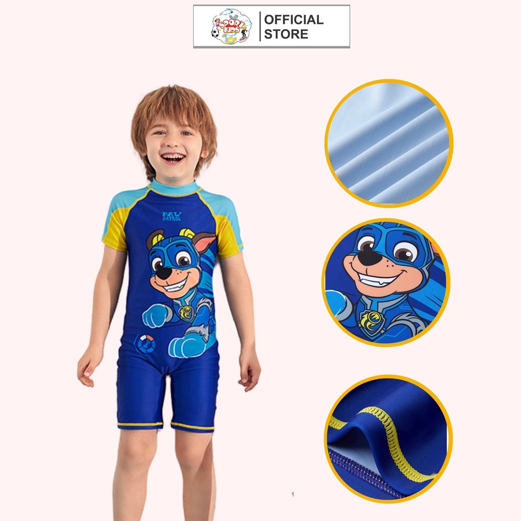 Đồ Bơi Cho Bé Từ 3 Tuổi Đến 12 Tuổi In Hình Chó Cứu Hộ Thương SPORTKIDS
