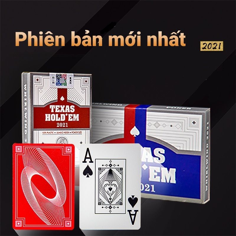 Bài nhựa Poker Texas Holdem cao cấp bản mới nhất (có Video sp)