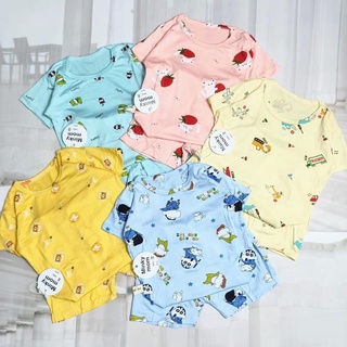 Bộ cộc thun lạnh cực chất cho bé trai bé gái B37