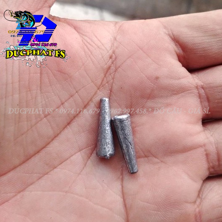 Chì câu cá size nhỏ câu cá rô đồng, rô phi , các loại cá nhỏ câu tay