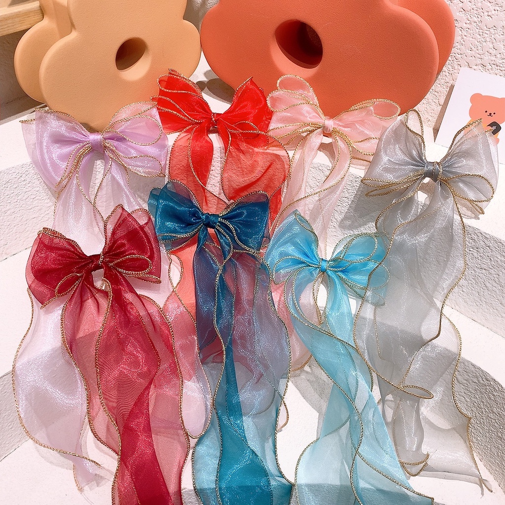 Kẹp Tóc Thắt Nơ Xinh Xắn Thời Trang 2022 Cho Bé Gái