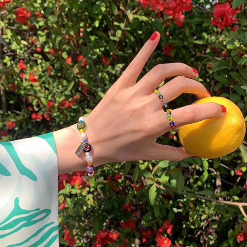 Nhẫn đính hạt phong cách Hàn Quốc xinh xắn cho nữ