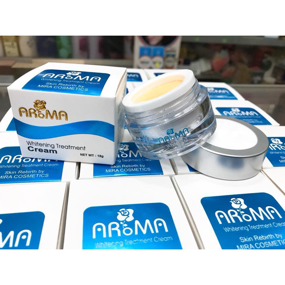 Kem Dưỡng Da Aroma Whitening Treatment Cream 18g